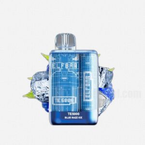 ELF BAR TE5000 Disposable 5000 zaciągnięć Blue Razz Ice 550 mAh